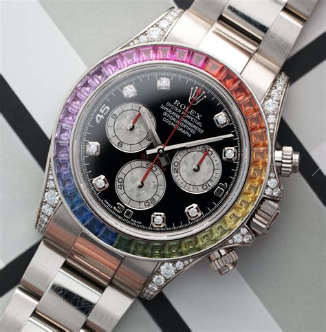 rolex daytona rainbow original price|rolex rainbow 116599 price.